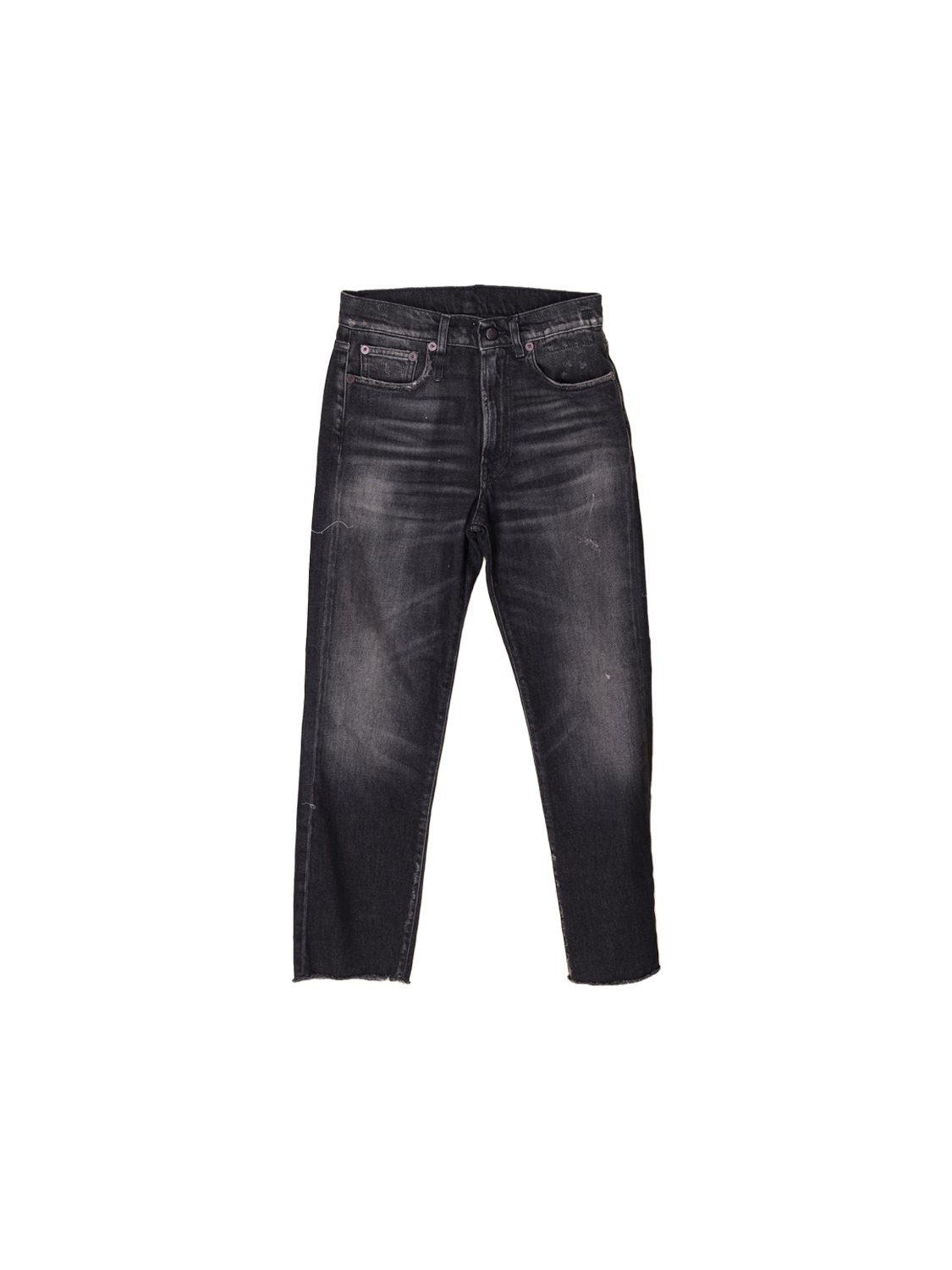 R13 Verwaschene boyfriend Jeans  schwarz 28
