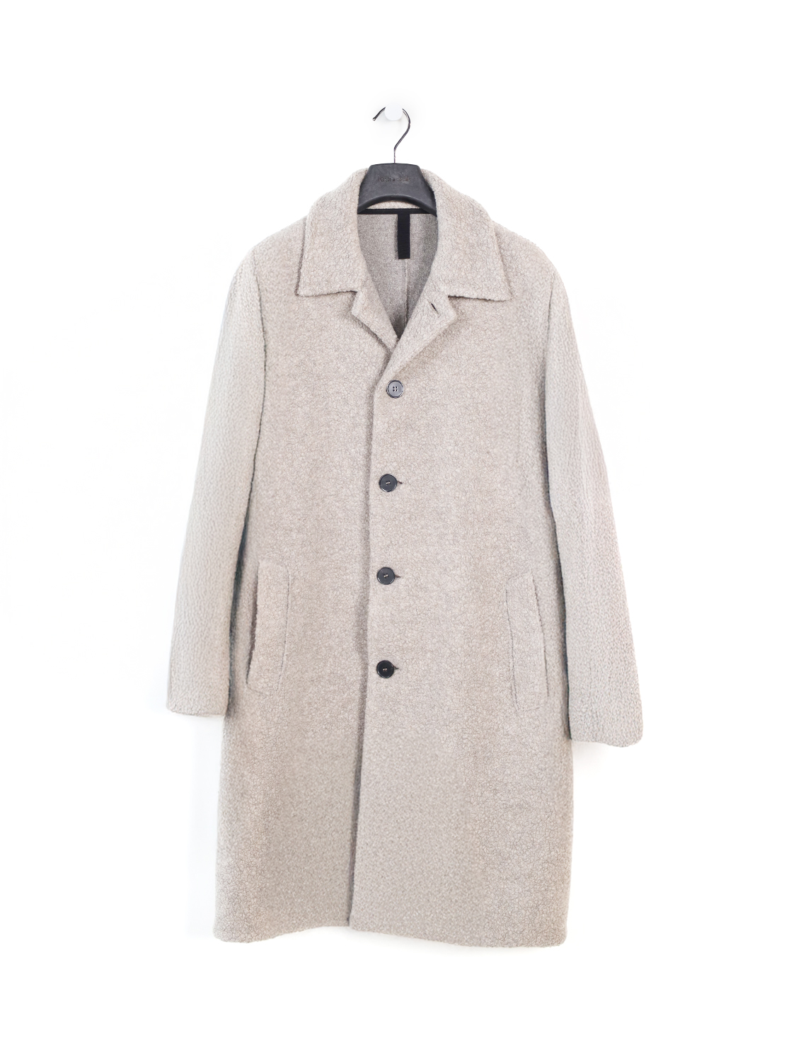 Harris Wharf London Men Mac – Woll-Mantel   taupe 50