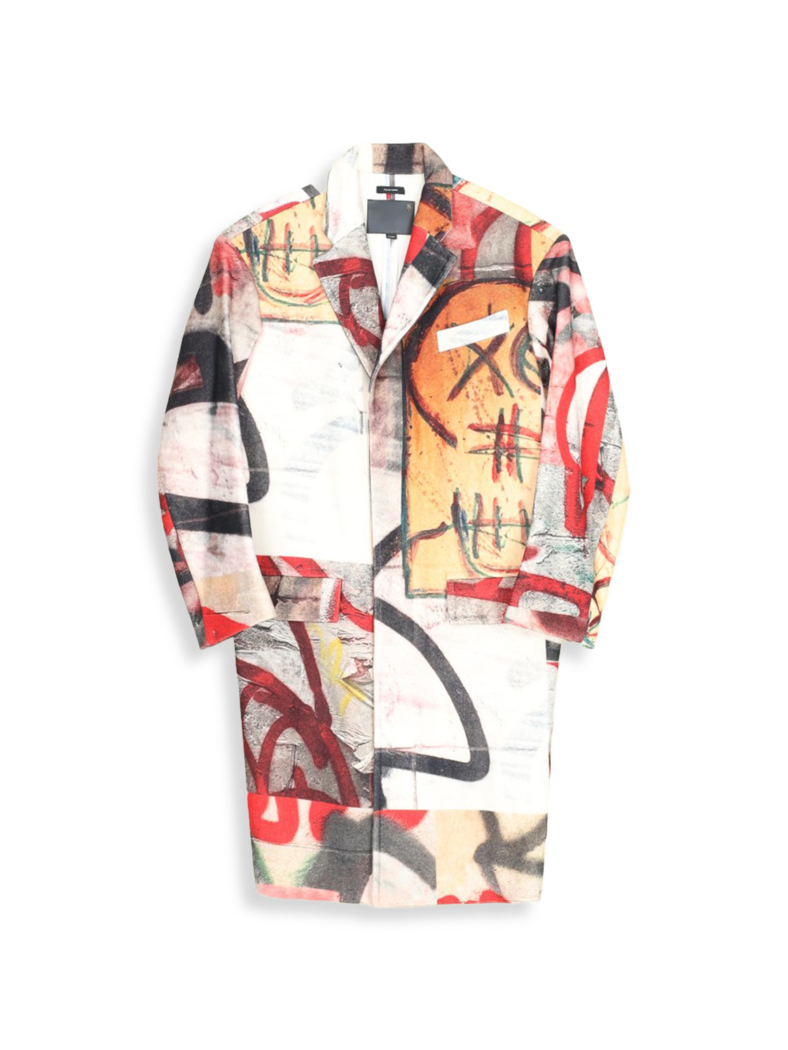 Oversized coat made of virgin wool