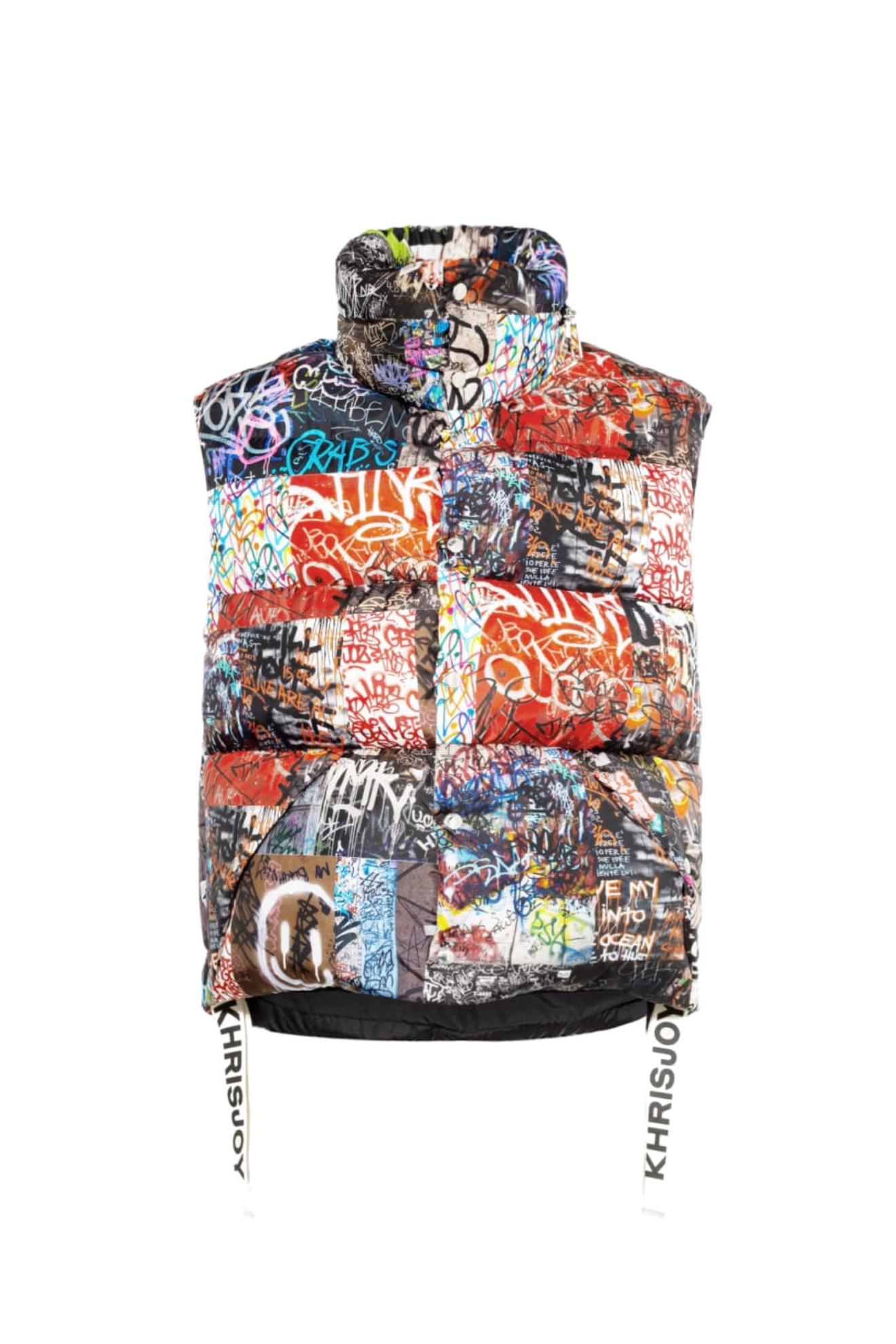 Khrisjoy Chaleco oversize Graffiti multi S/M