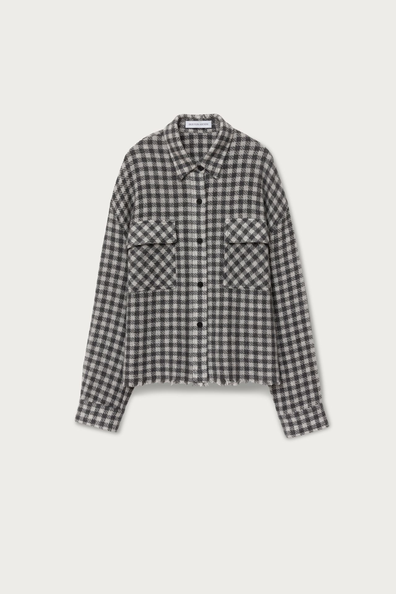 Cashmere flannel shirt