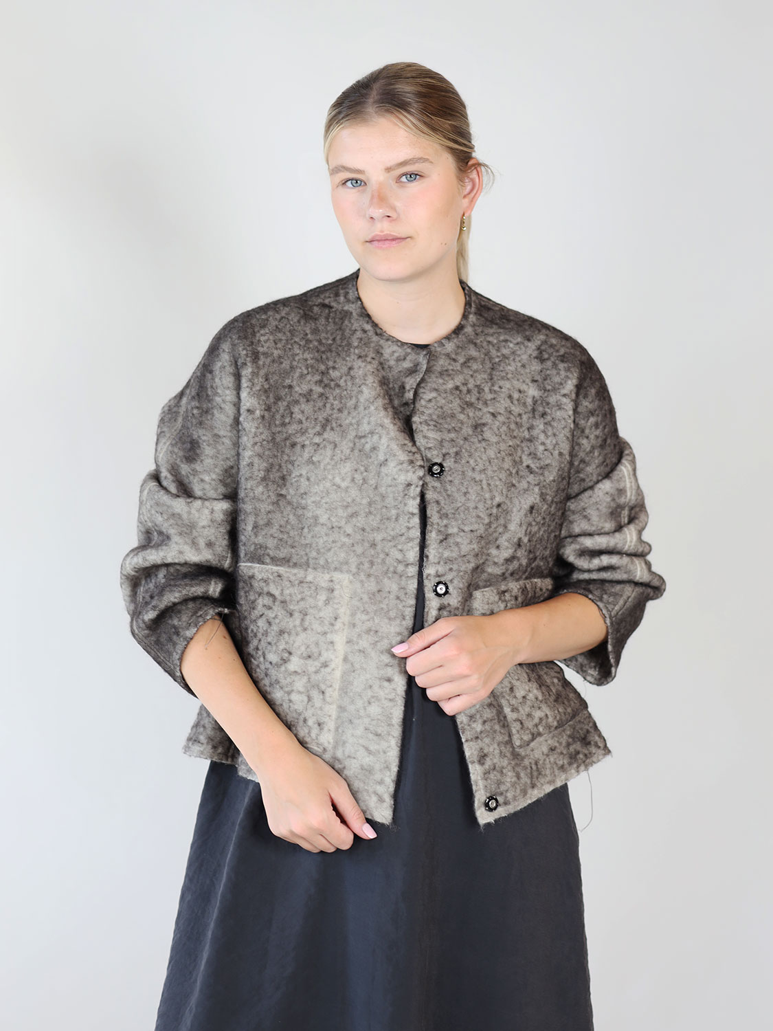 Avant Toi Alpaca wool jacket black XS