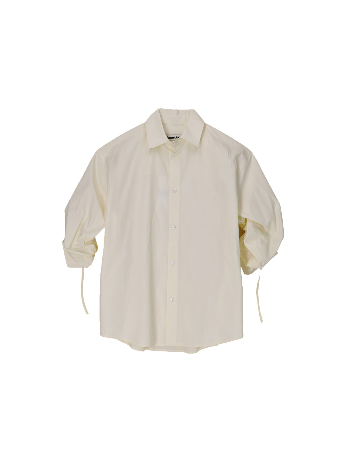 Darkpark Keanu - Camicia oversize in popeline di cotone  giallo S