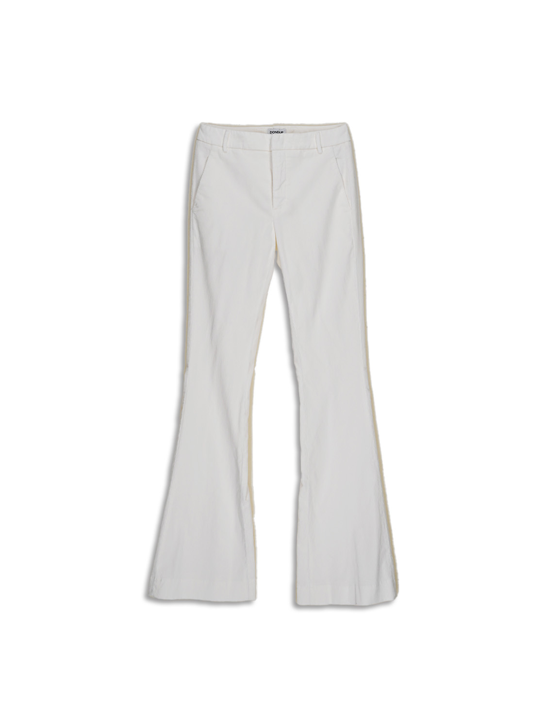 Cotton corduroy trousers with straight leg