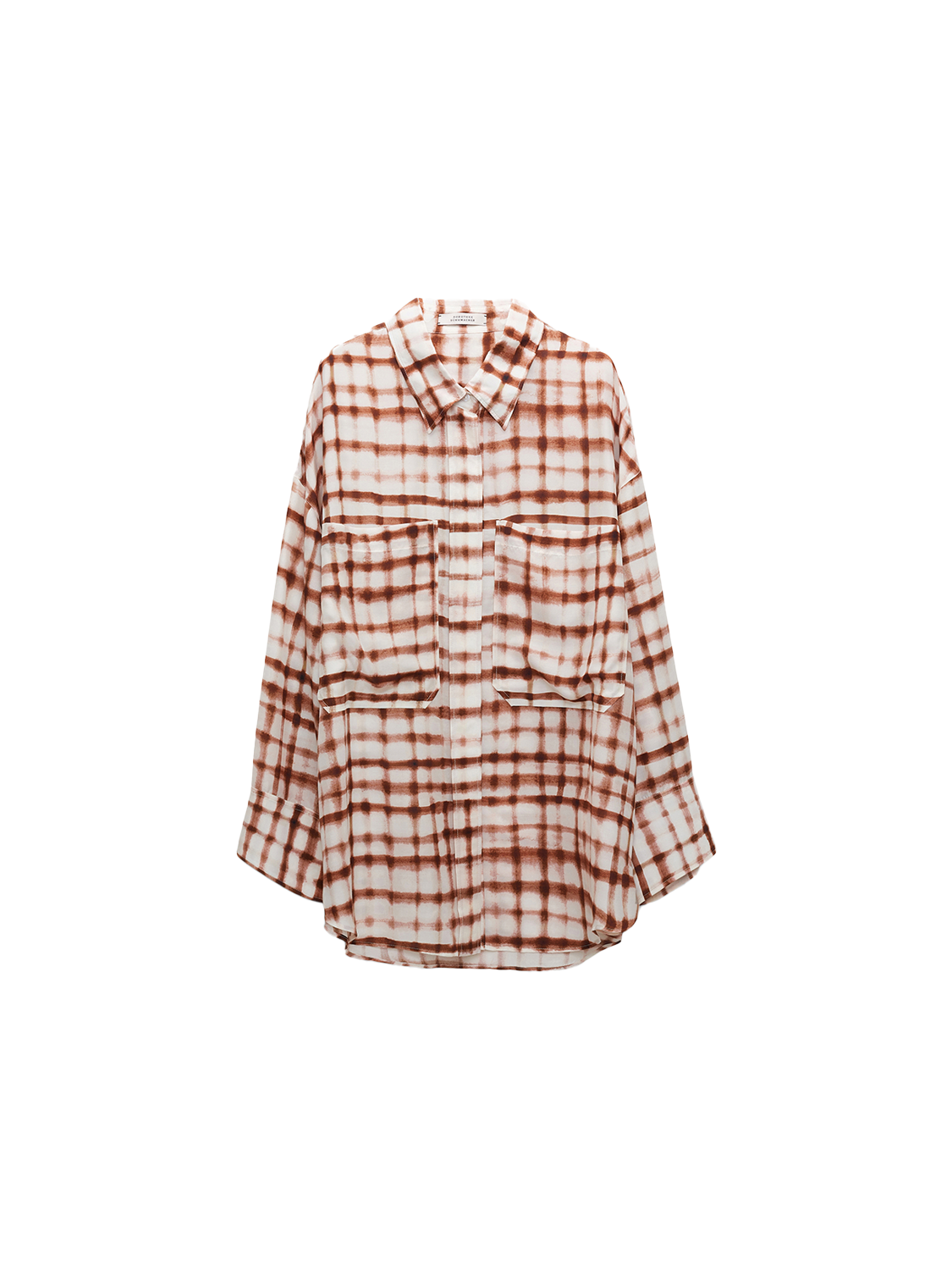 Dorothee Schumacher Checked Statement – ​​checked blouse  brown XS