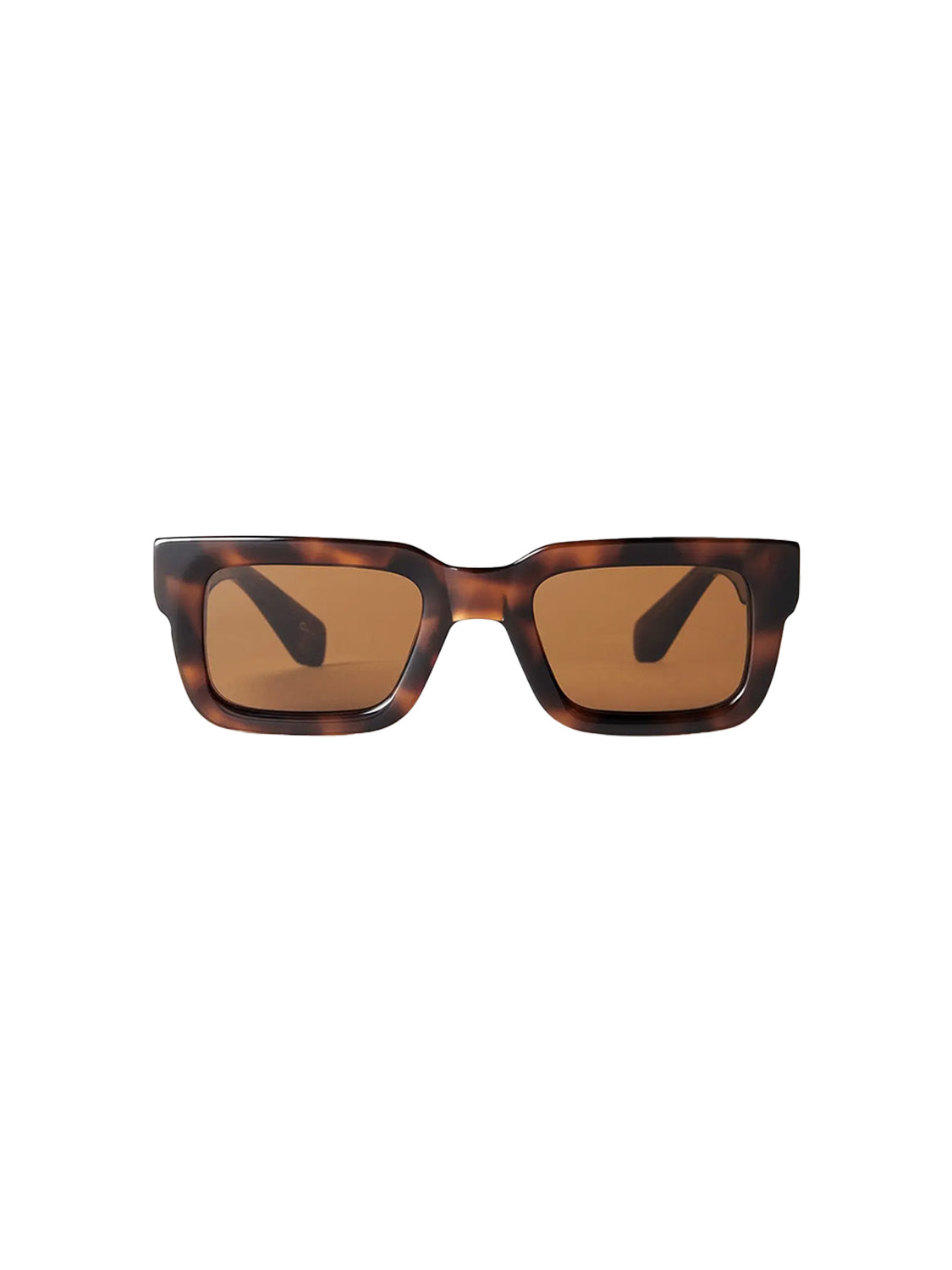 CHIMI Sonnenbrille mit durchsichtigem Rahmen brown One Size