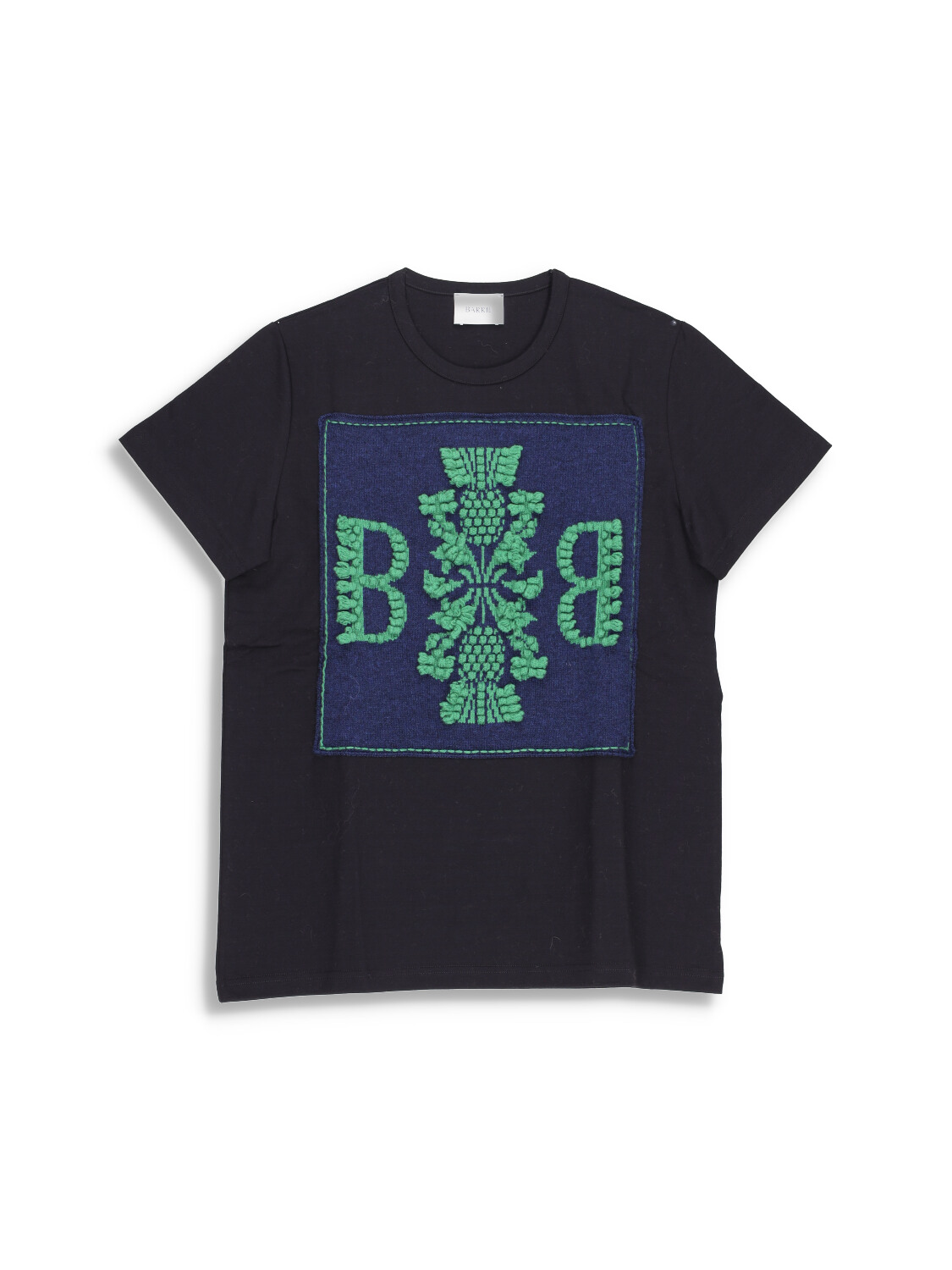 Barrie Barrie - Thistle - T - Shirt avec logo écusson Jeans XS