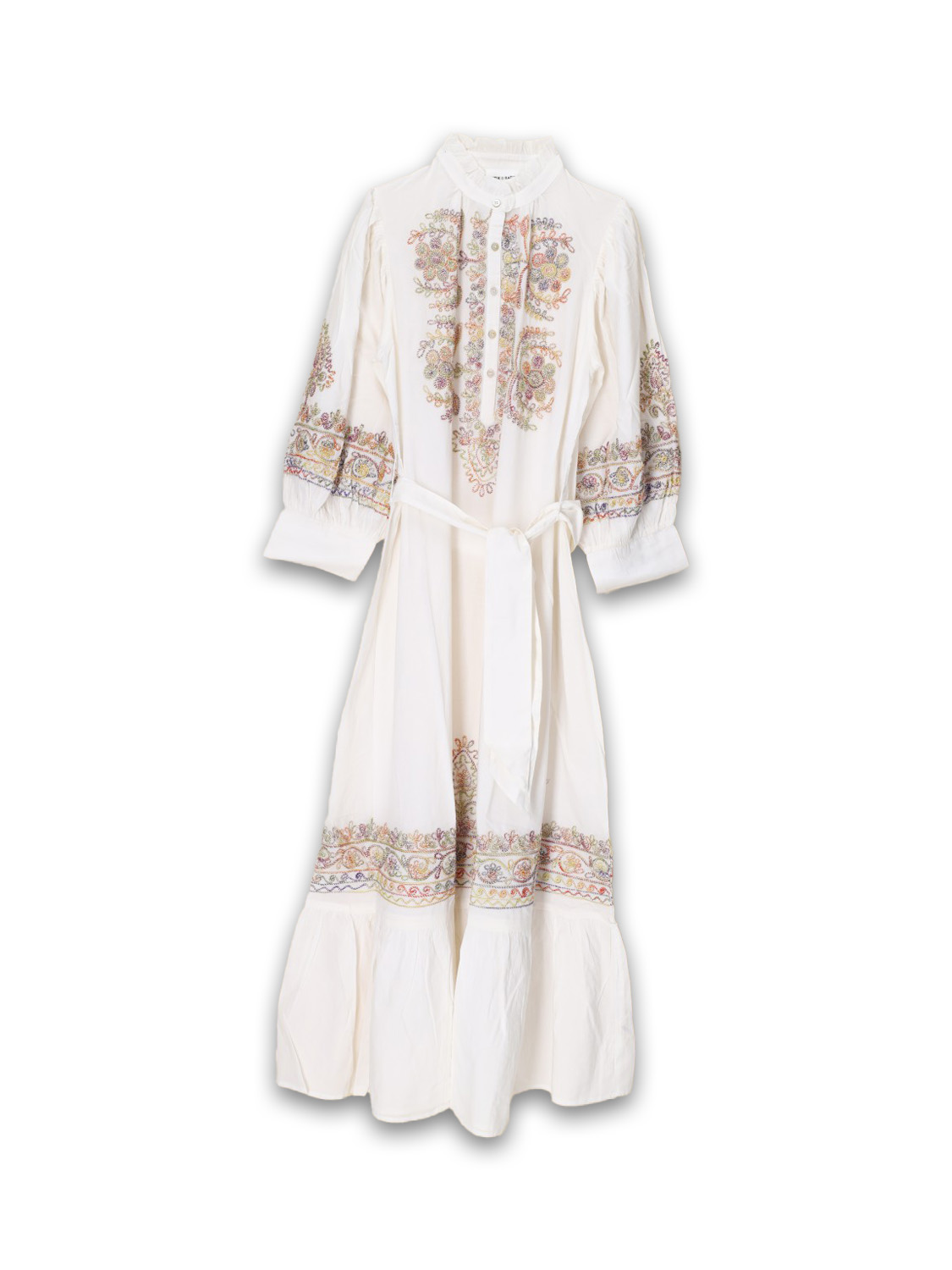 Antik Batik Neil boho style maxi dress  white 36