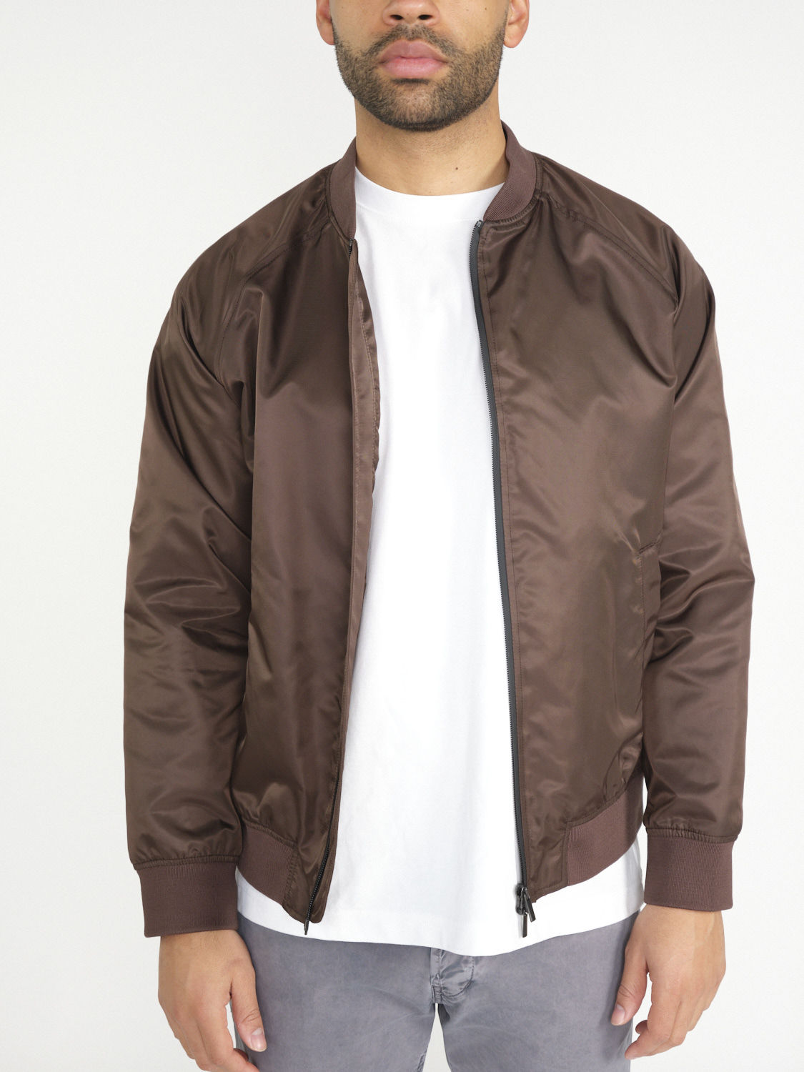 nine in the morning Bemus bomber jacket   brown 48