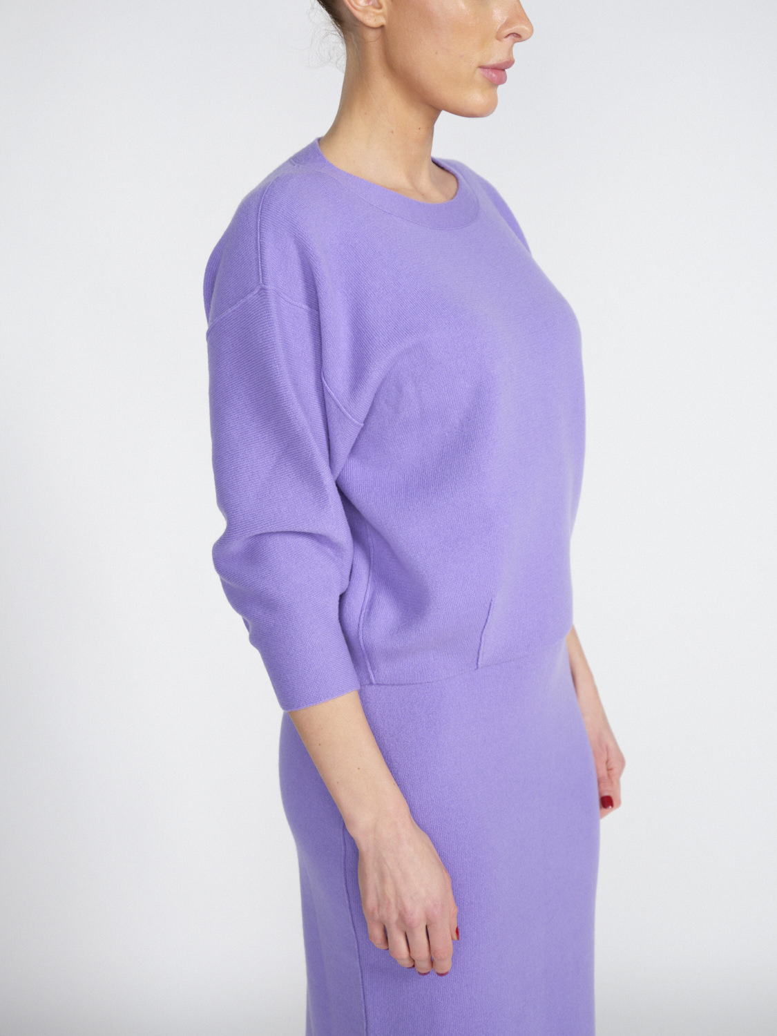 Iris von Arnim Arielle - Cropped cashmere jumper  lila L