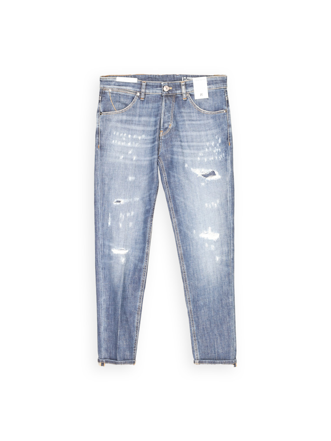 Destroyed-look-jeans with stretch