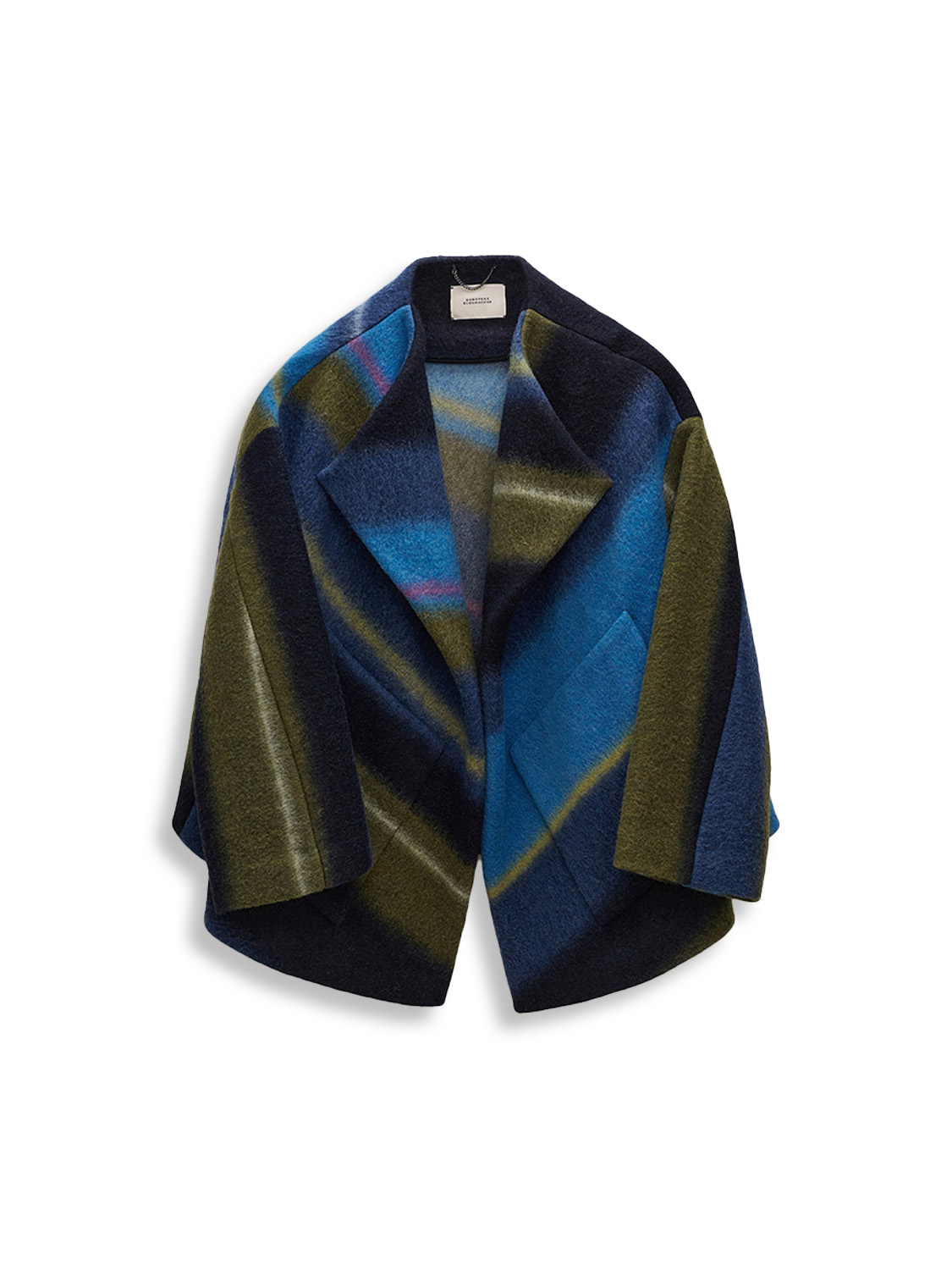 Strped Comfort Jacket - Jacket with stripe design in wool