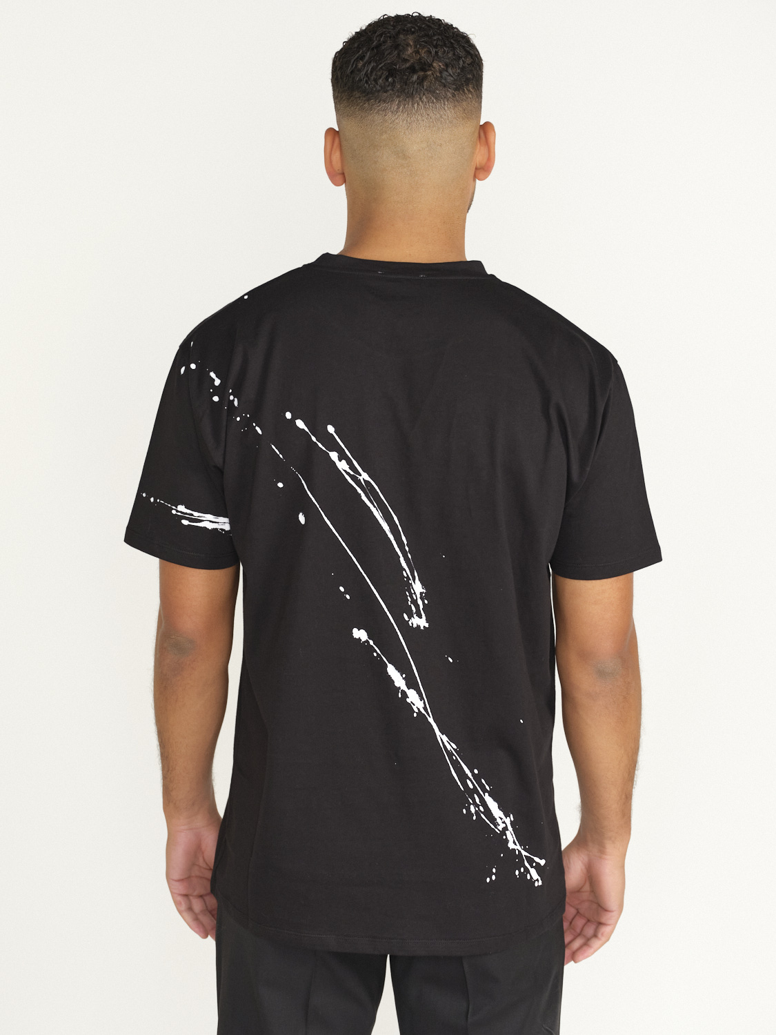 Avant Toi Shirt aus Baumwolle mit Printdruck schwarz XL