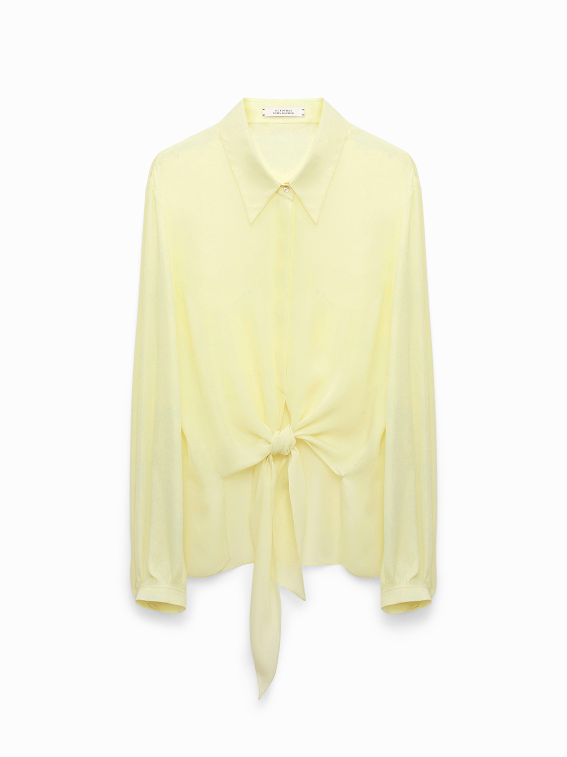 Dorothee Schumacher Sheer Twist - Leichte Bluse gelb 34