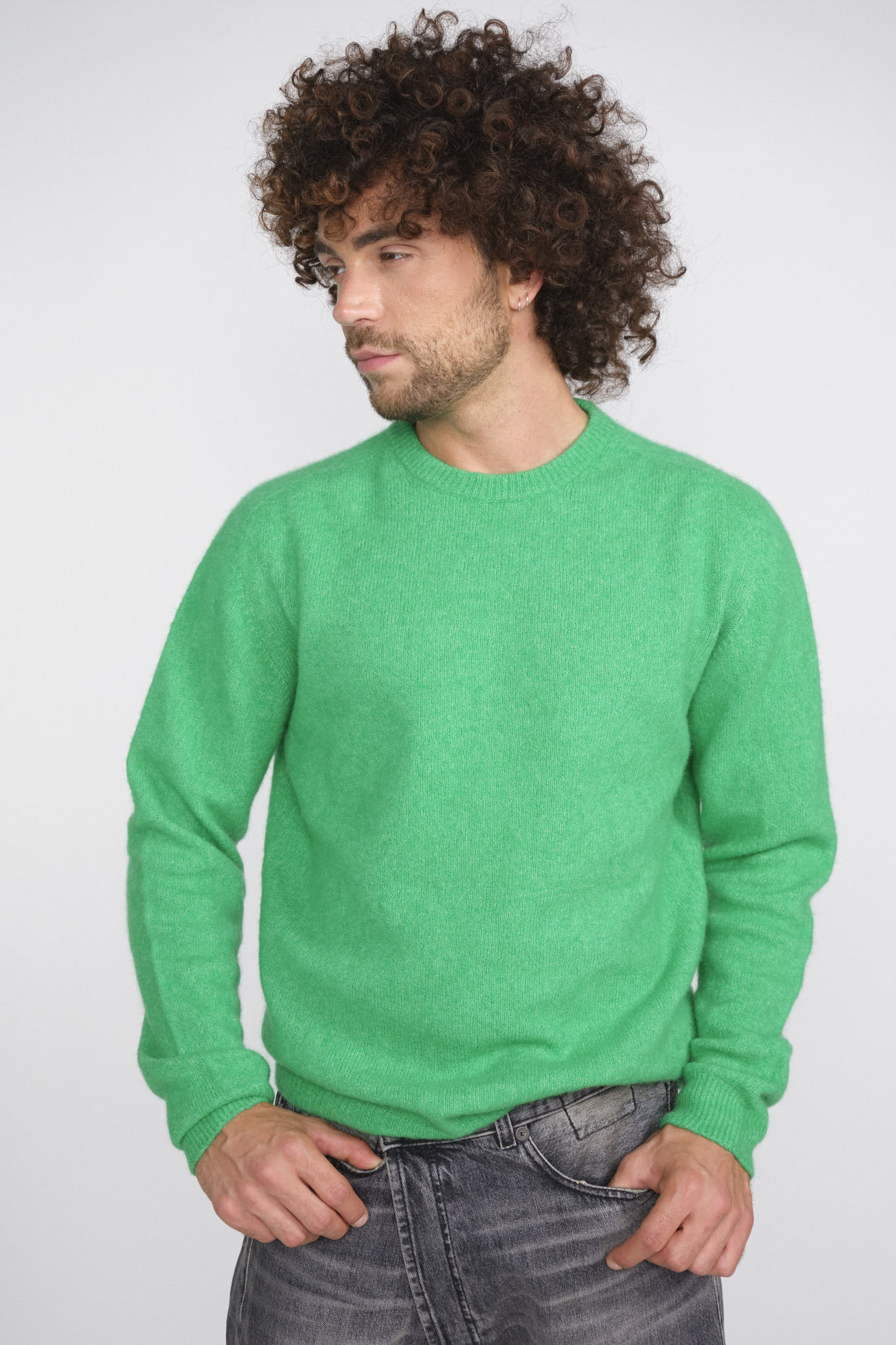 Roberto Collina Girocollo Knit green 52