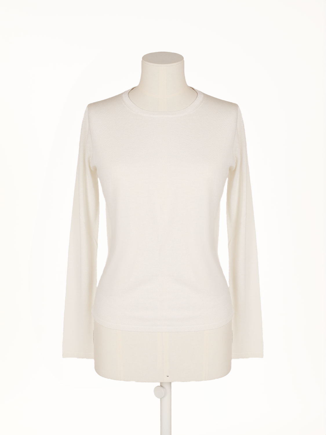 Iris von Arnim Laureen – Longsleeve aus Cashmere  weiß M