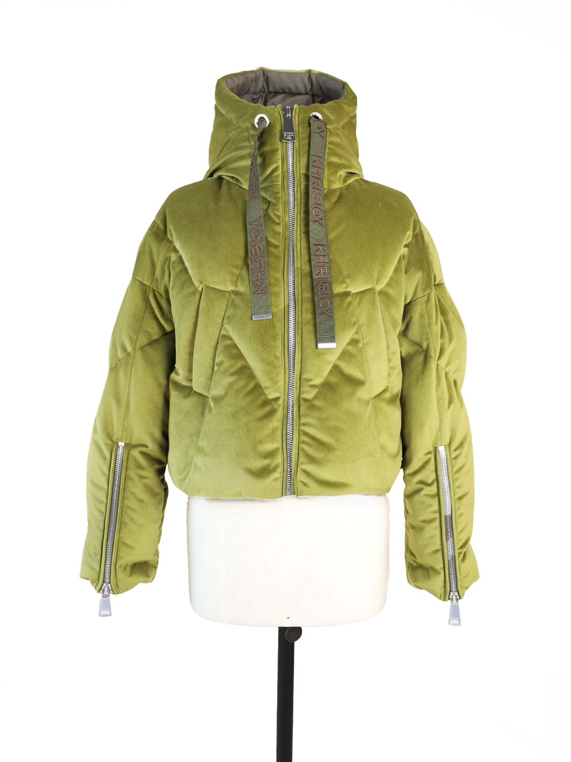 Gefütterte Jacke mit verkürzter Passform 