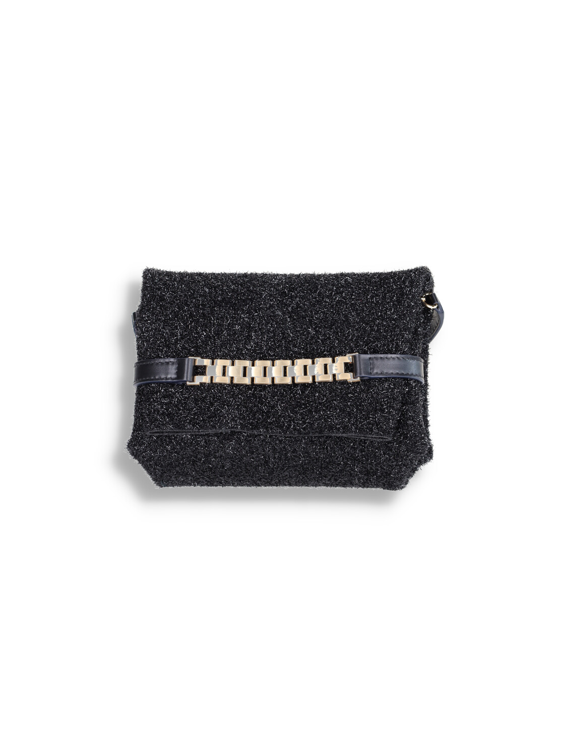 Victoria Beckham Mini Chain - Handbag with Golden Closure black One Size