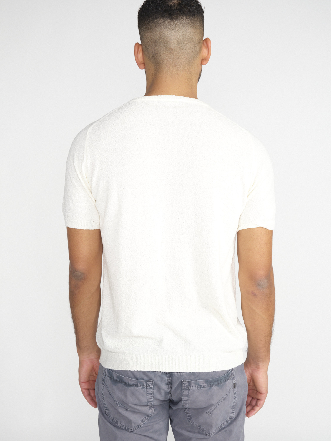 Stefan Brandt Eli 30 - Crew Neck T-Shirt made of cotton white XL