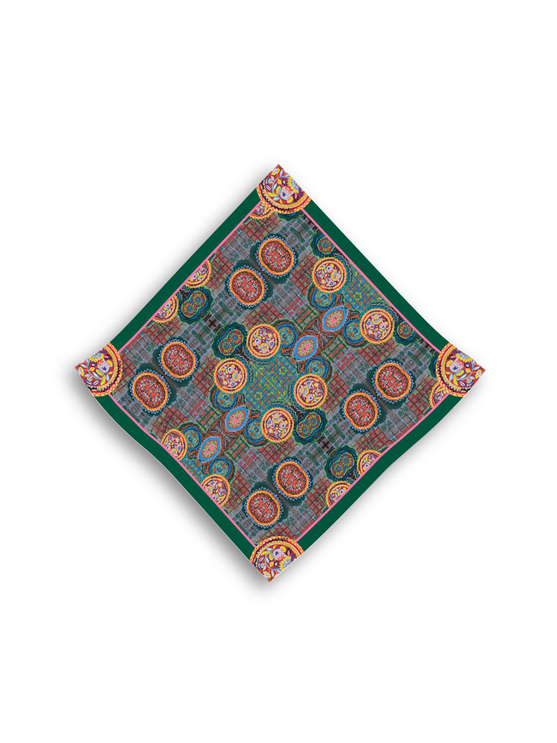 Kipos Pleated Scarf Dasos - Pleated silk scarf