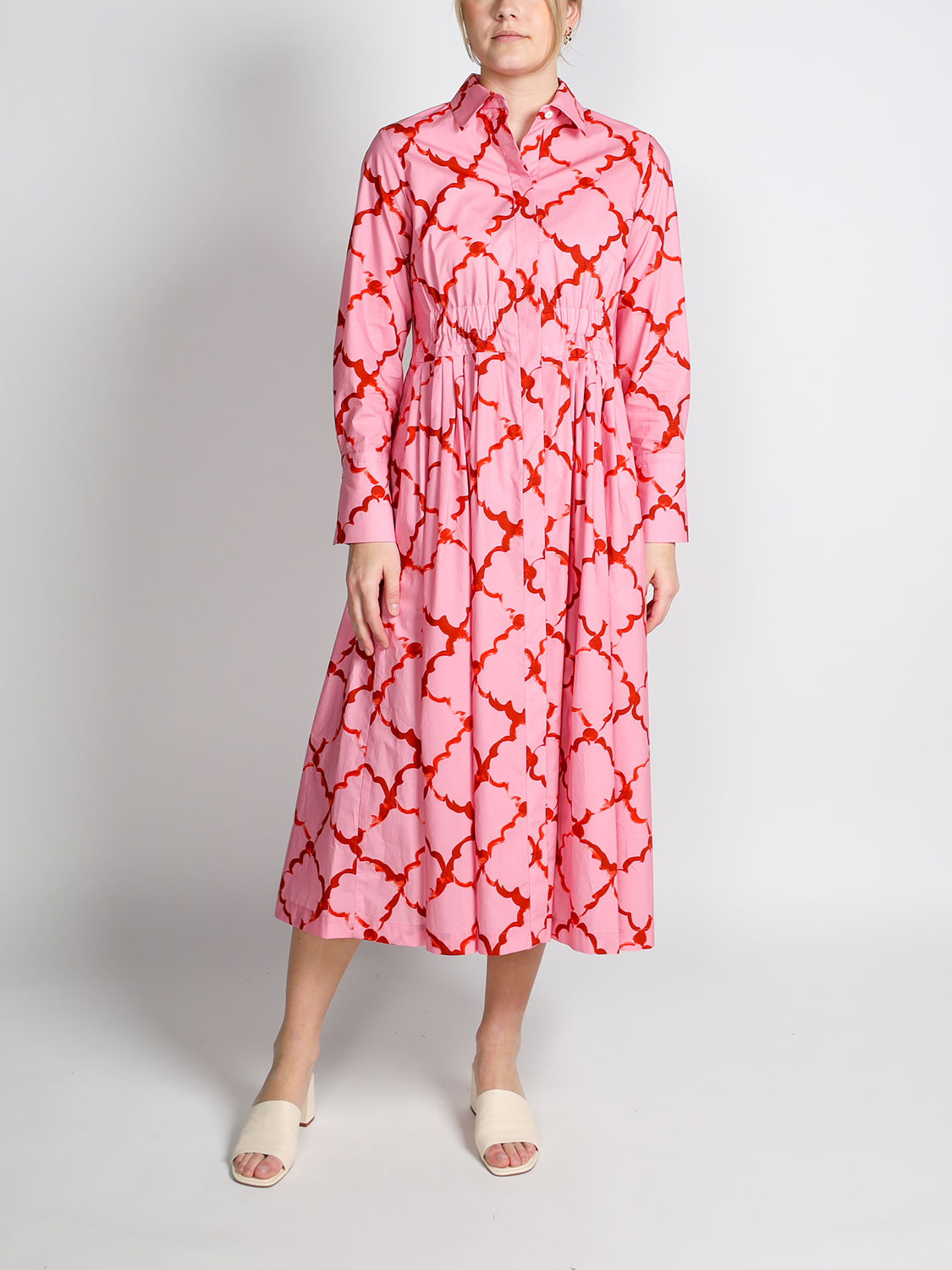 Odeeh Maxikleid mit Blumen-Muster   pink 34