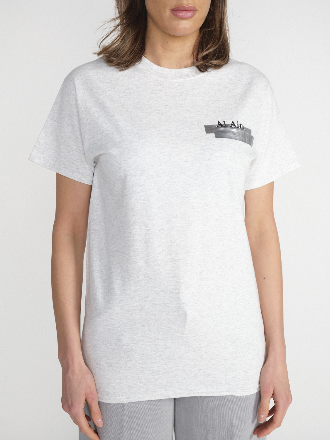 Al Ain T-Shirt with pattern  grey XS/S