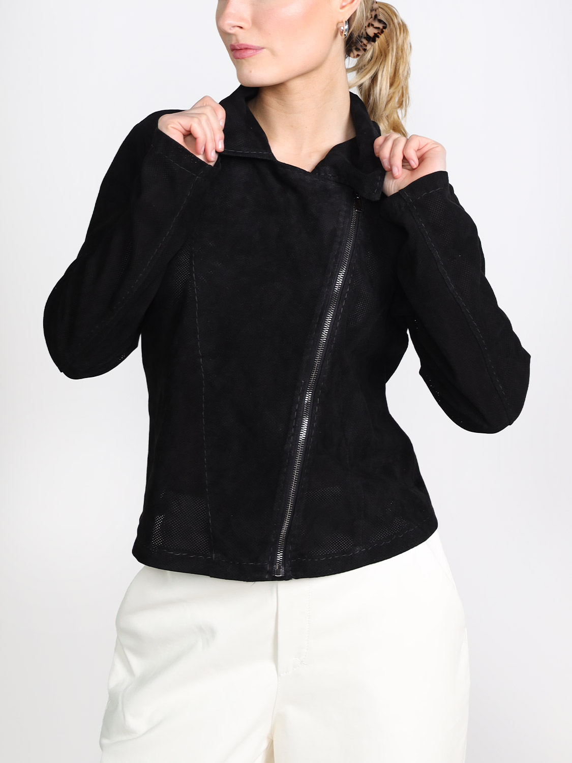 Ghera Studio Alice - Jacke aus Lammleder black 34