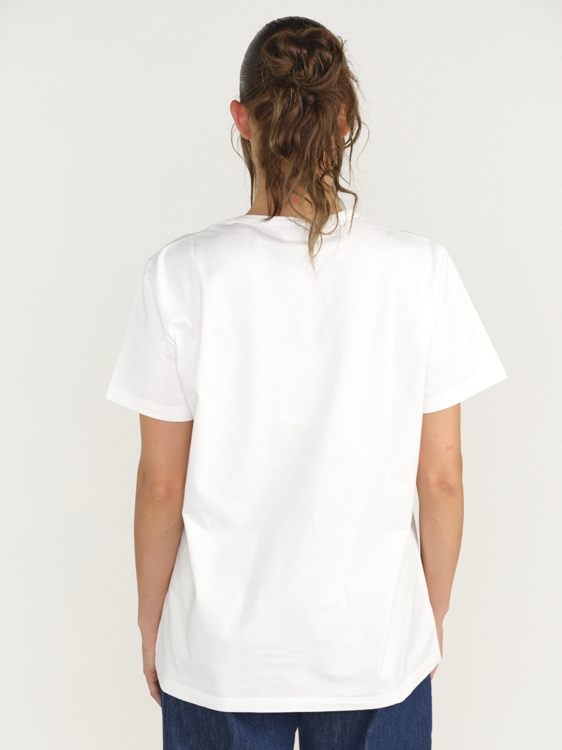 Barrie Barrie - Tapa de libro - Camiseta de algodón con parche azul XS