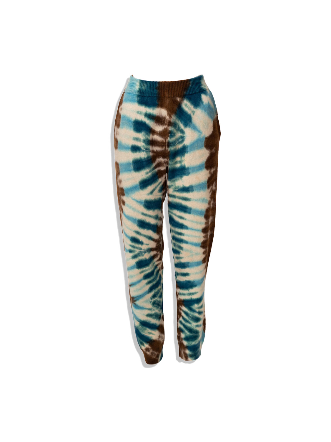 The Elder Statesman Zig Jogger - Pantaloni da jogging in cashmere multicolore S