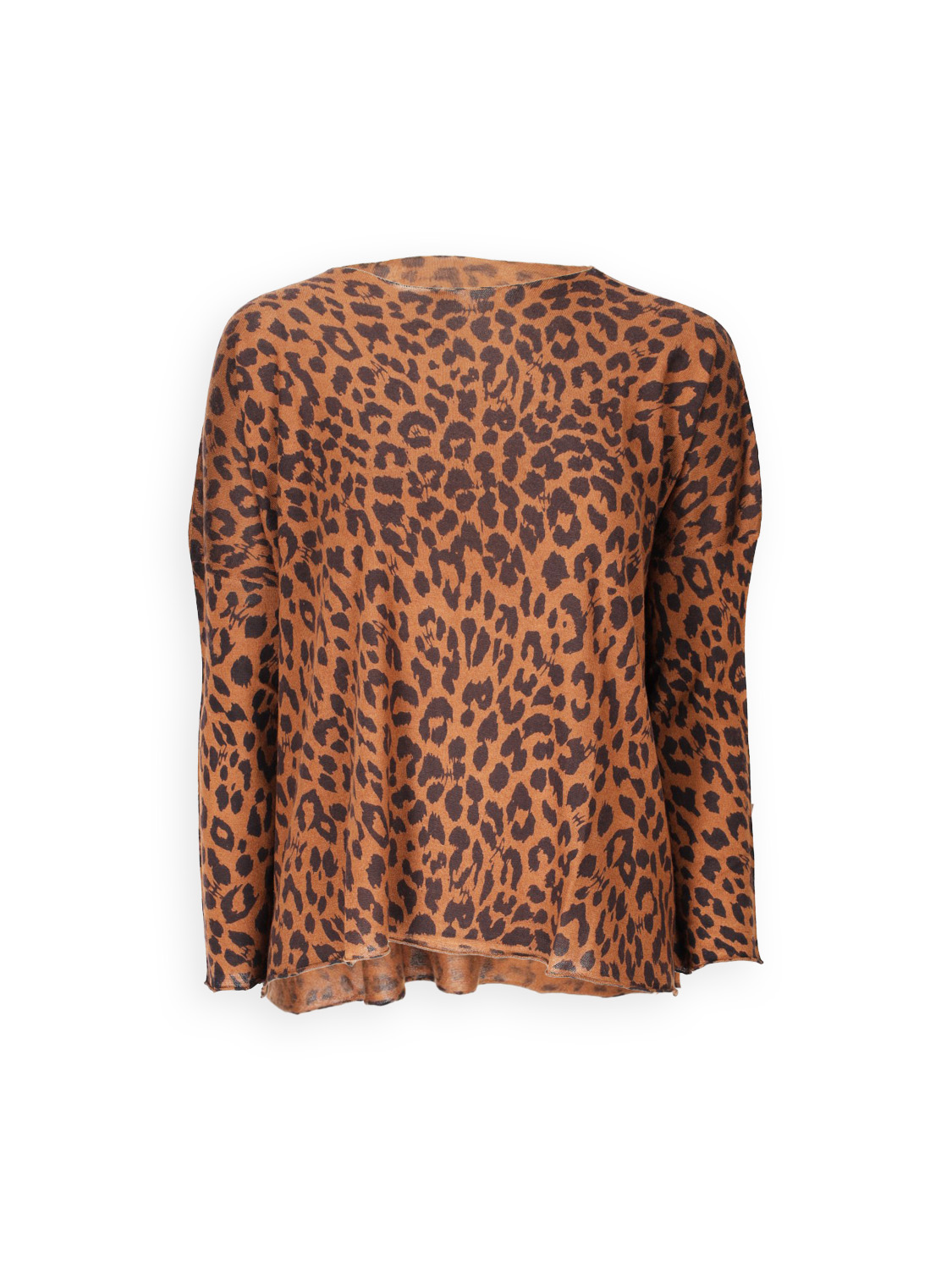 Dolomite SC Cheetah - silk cashmere sweater with leo-design 
