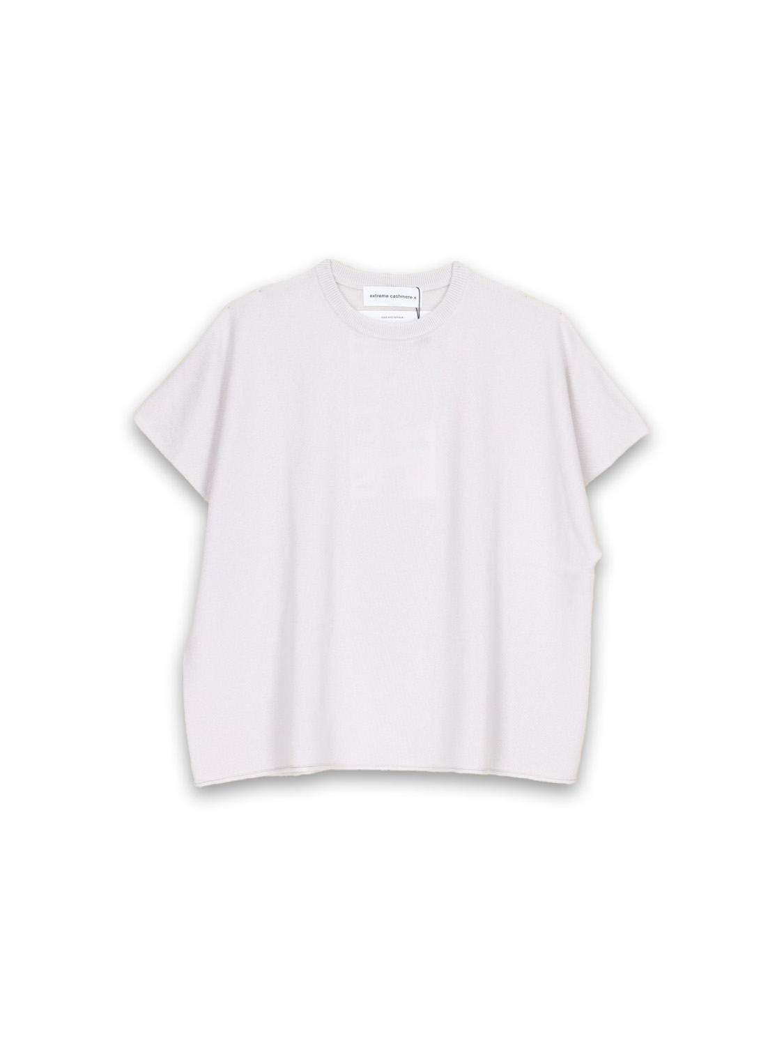 Extreme Cashmere Alma – Ärmelloses Oversized Shirt aus Cashmere   creme Taille unique