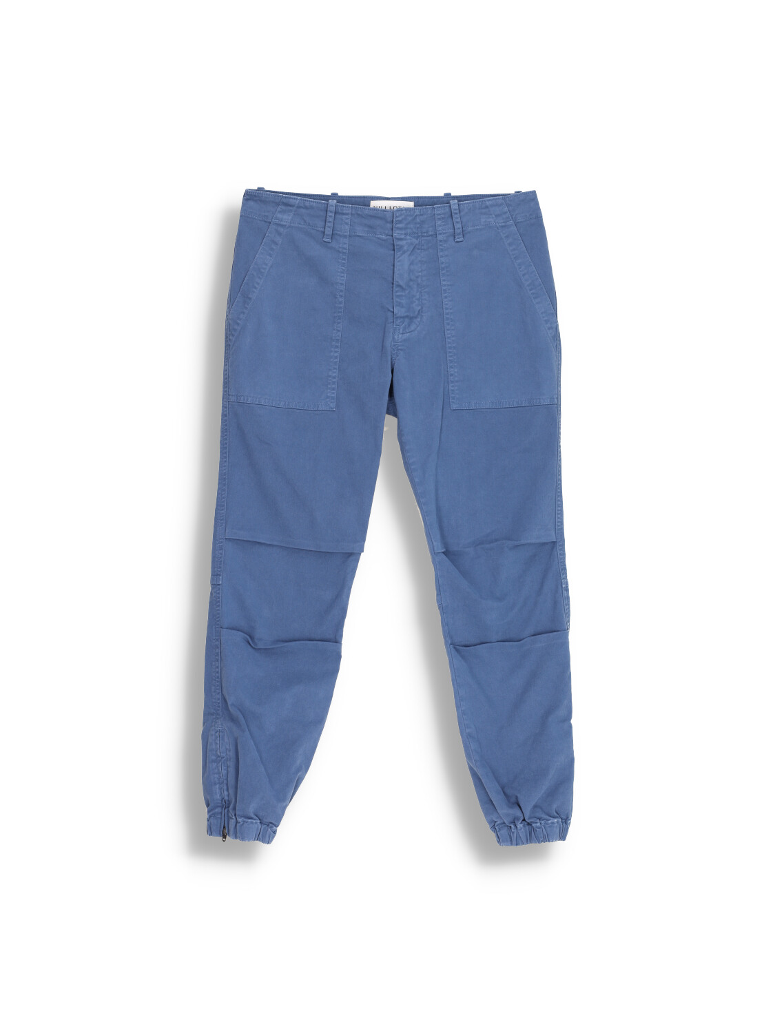 Nili Lotan Cropped – ¾-Hose mit gorßen Taschen aus Baumwolle blau 34