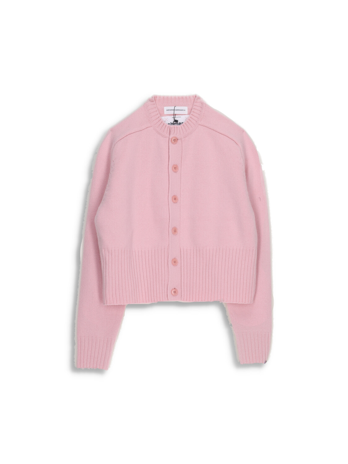 °298 scala- Fine cardigan with button facing