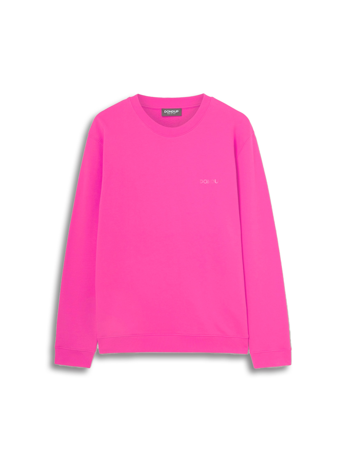 Oversized jersey sweatshirt with label print