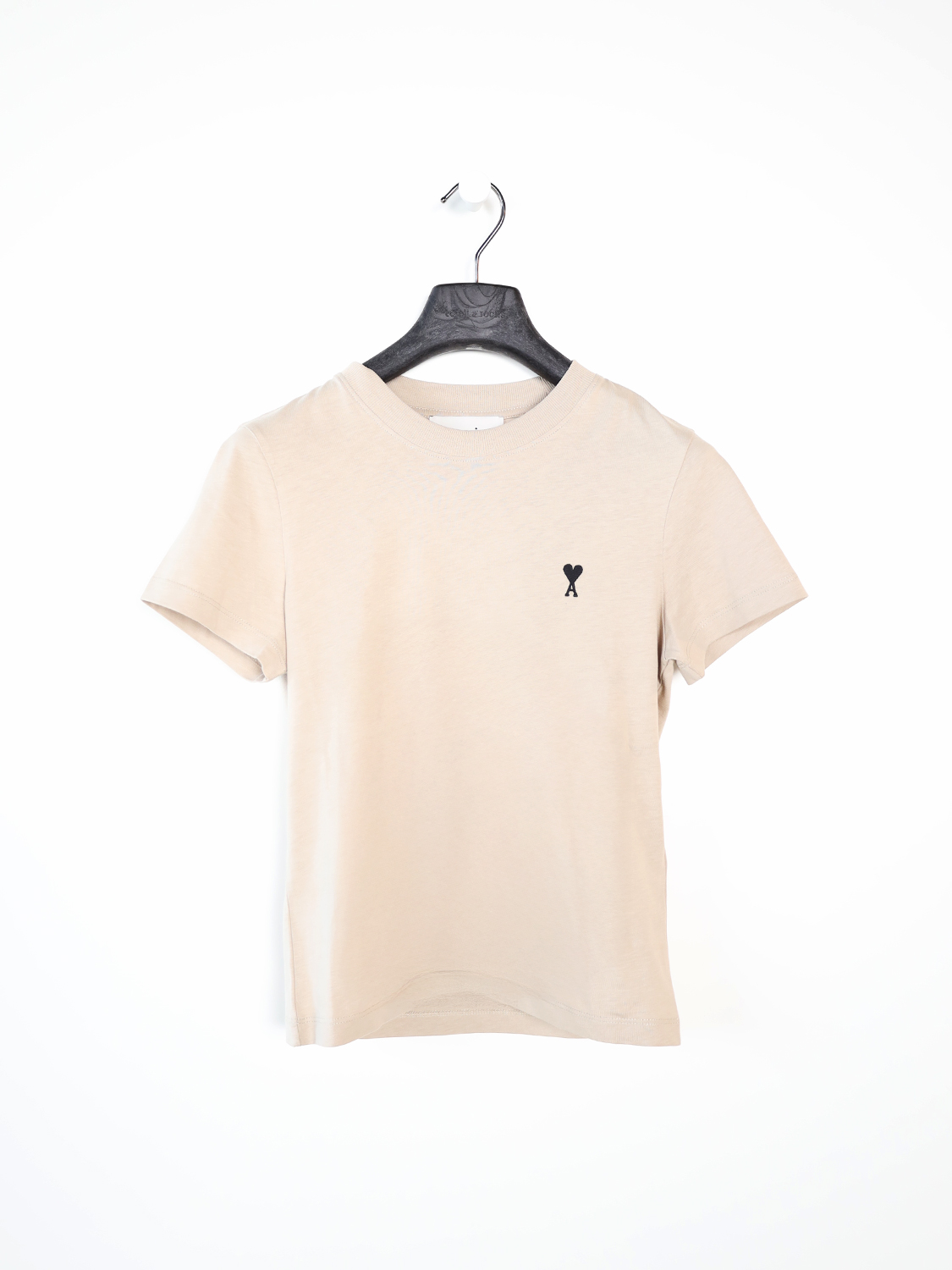 Ami Paris  Ami de Coeur – T-Shirt aus Baumwolle  taupe XXS