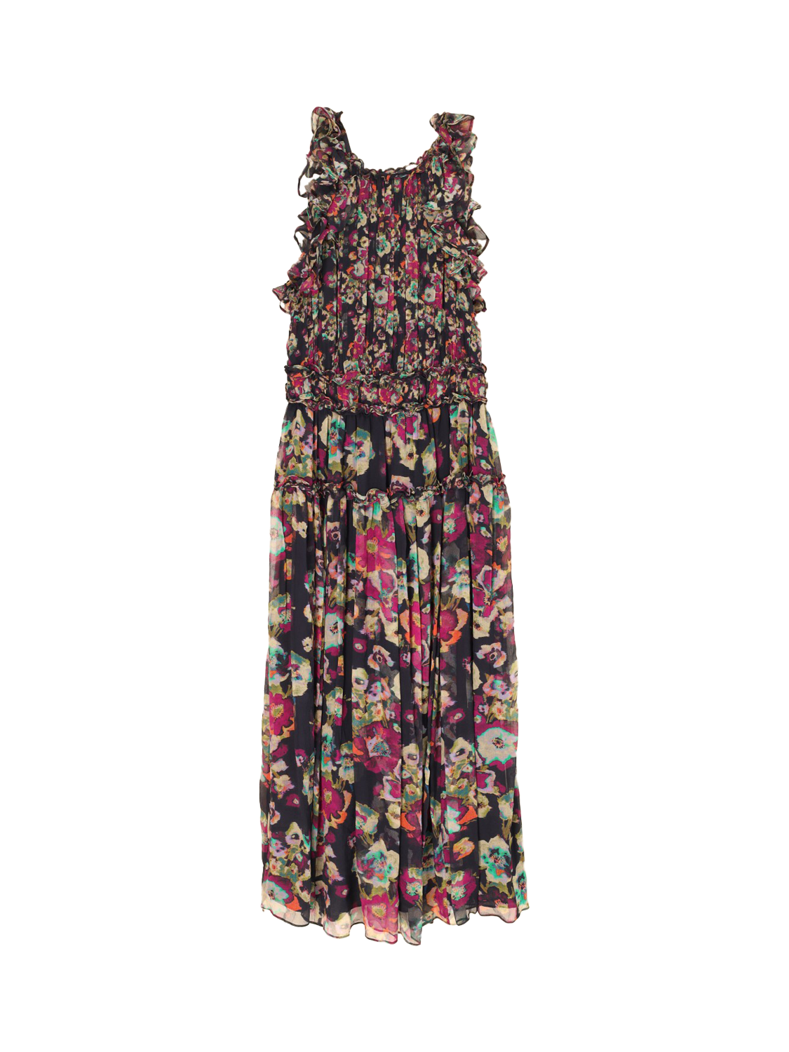 Ulla Johnson Elea dress with floral print 36 multi Ulla Johnson Elea dress with floral print 36 multi