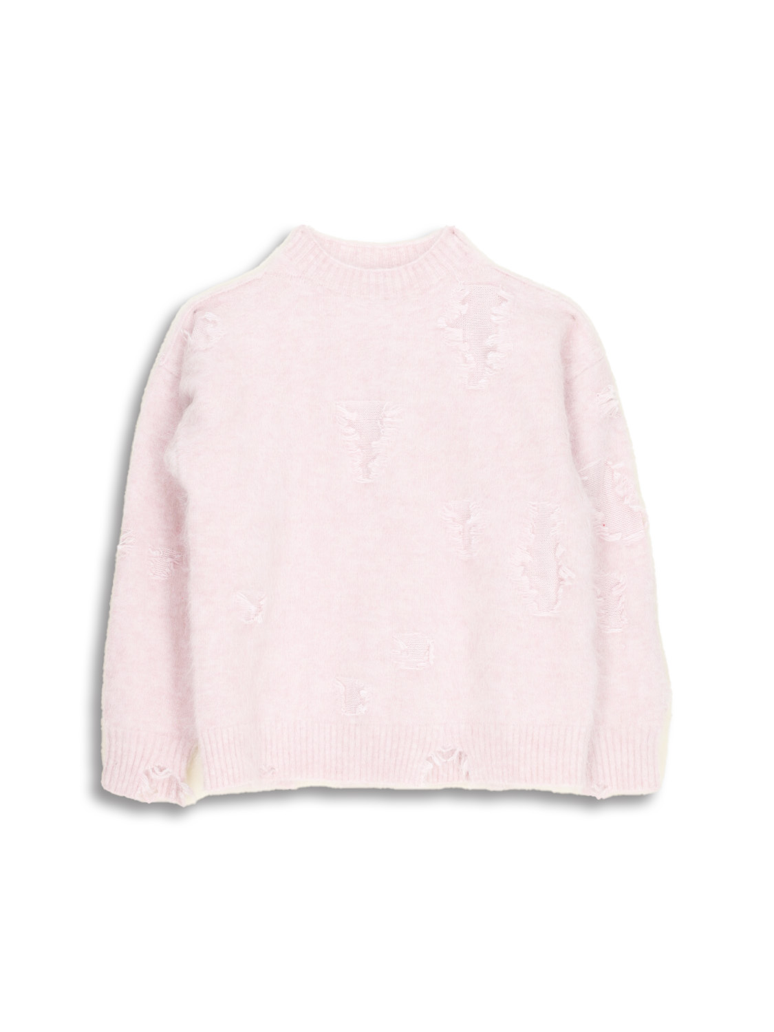 R13 Shrunken - mohair and wool used look sweater pink S