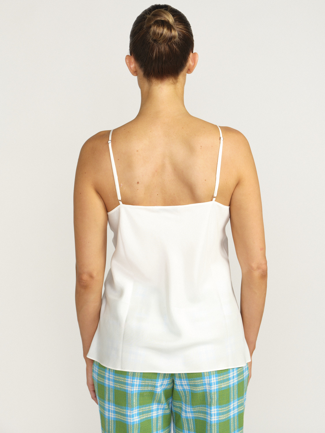 Dorothee Schumacher Heritage - Top de encaje con parte de algodón weiß 34