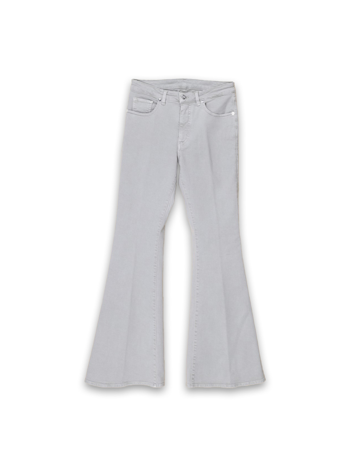 nine in the morning Emily – Baumwoll-Jeans mit Schlag   -blanco 26