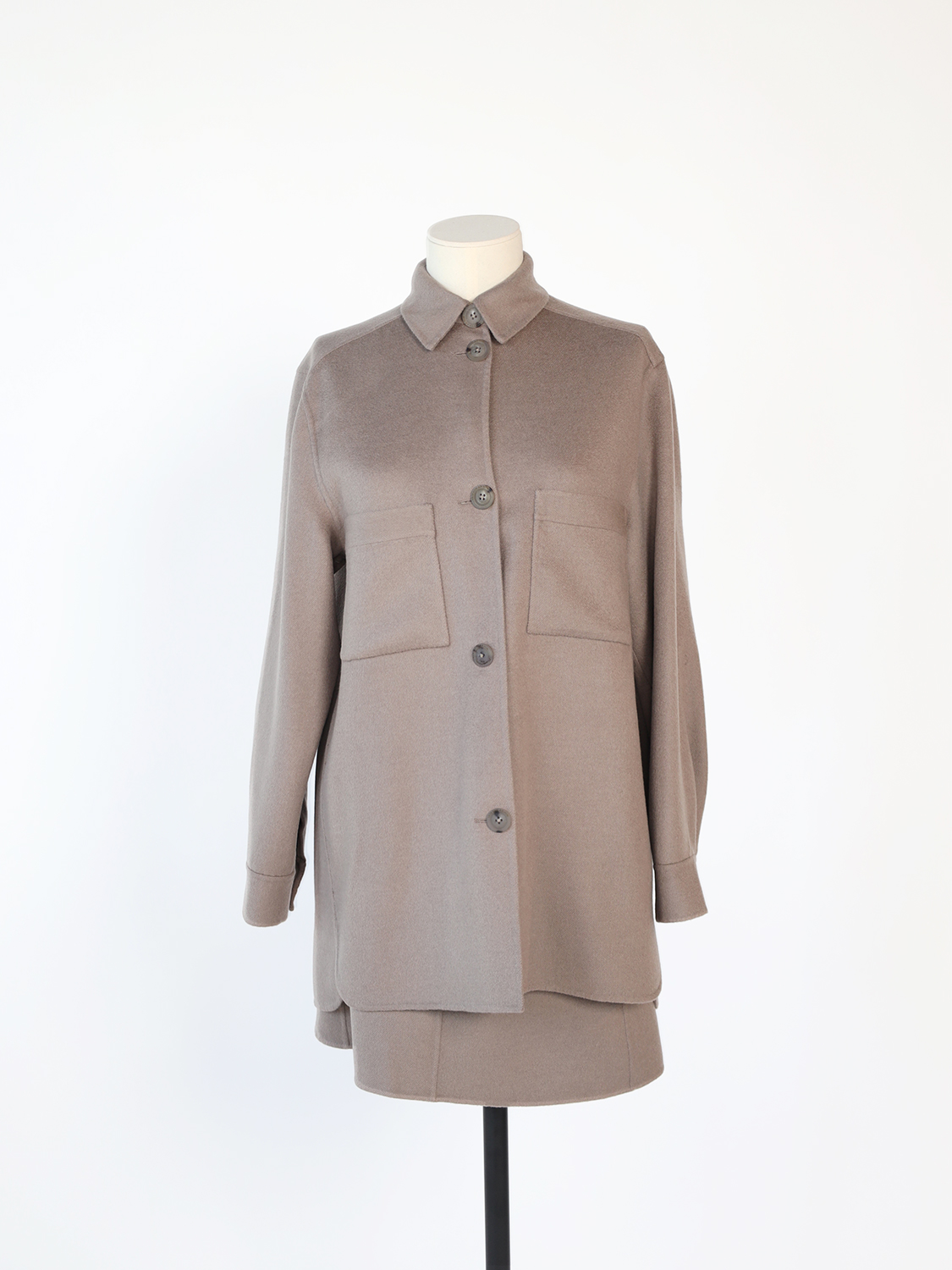 Iris von Arnim Dhana – Leichter Mantel aus Cashmere-Wolle Mischung  taupe 34