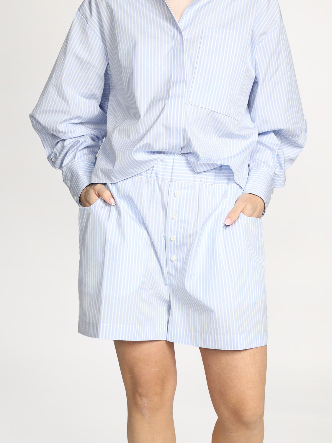 Cuantico Shoreditch- Hose aus Baumwolle blue S/M