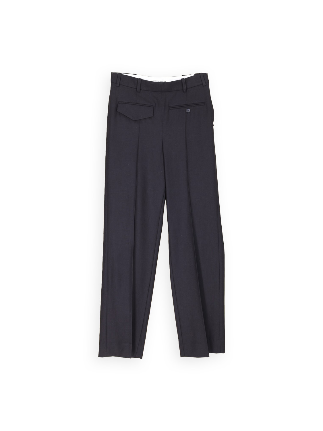 Trousers in revers look  