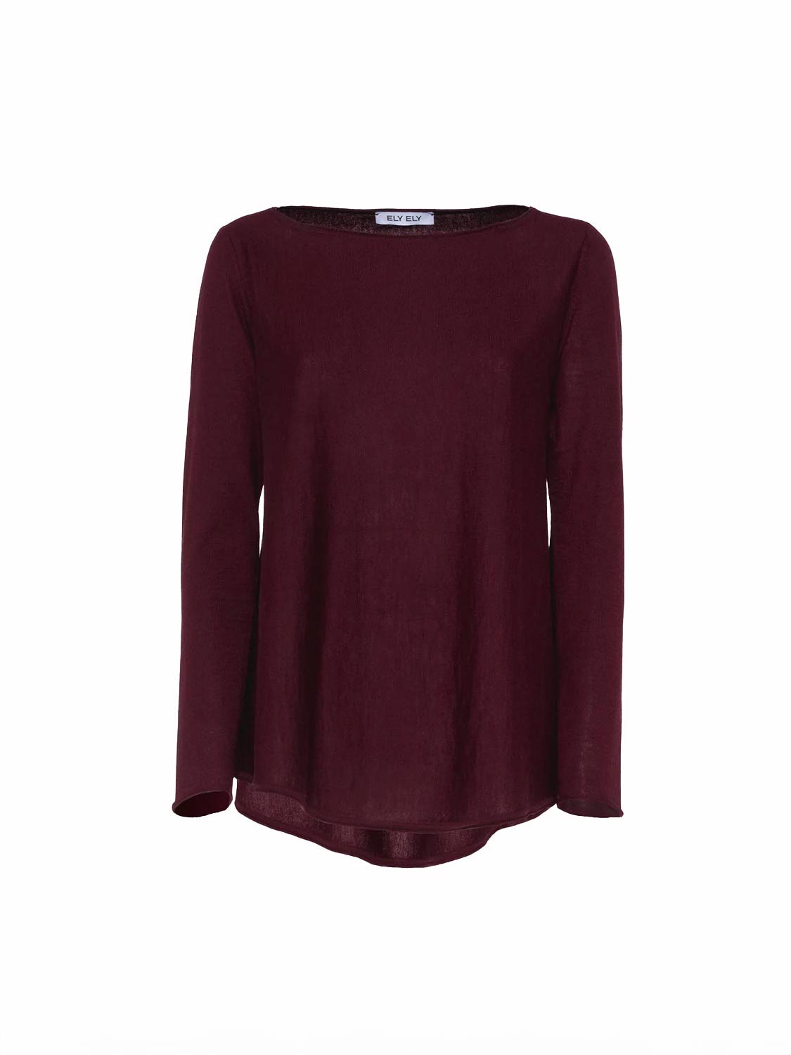 Ely Ely Anita – Crew neck sweater bordeaux 34 Ely Ely Anita – Crew neck sweater bordeaux 34