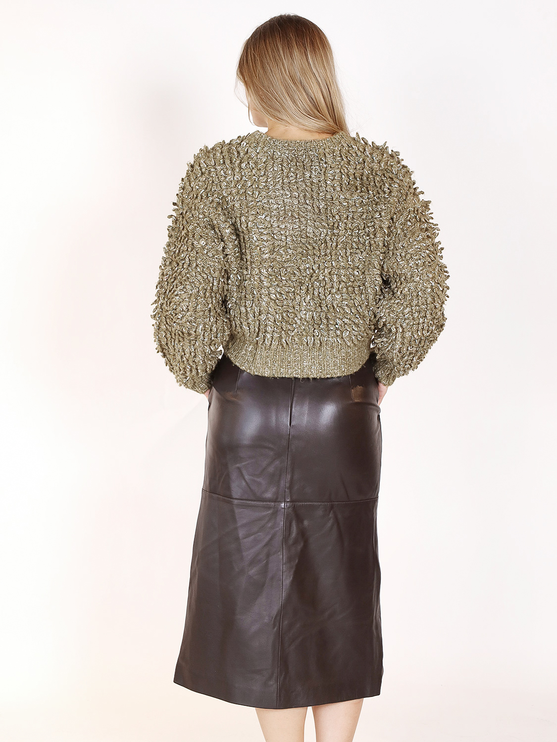 Sly010 Vanja - Leather Skirt 36 brown