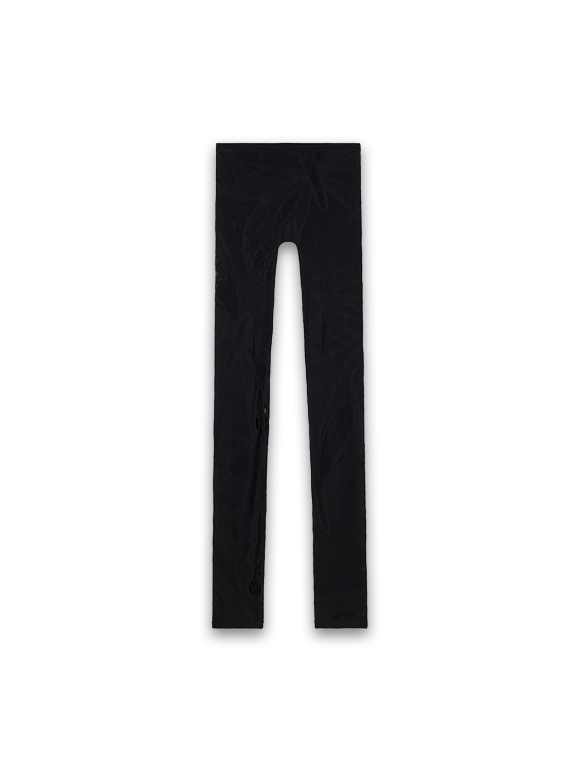 Blumarine Leggings in maglia jacquard  nero XS/S