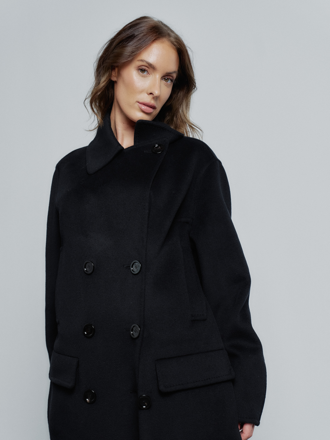 Sao Paulo - Classic Wool Button Front Coat