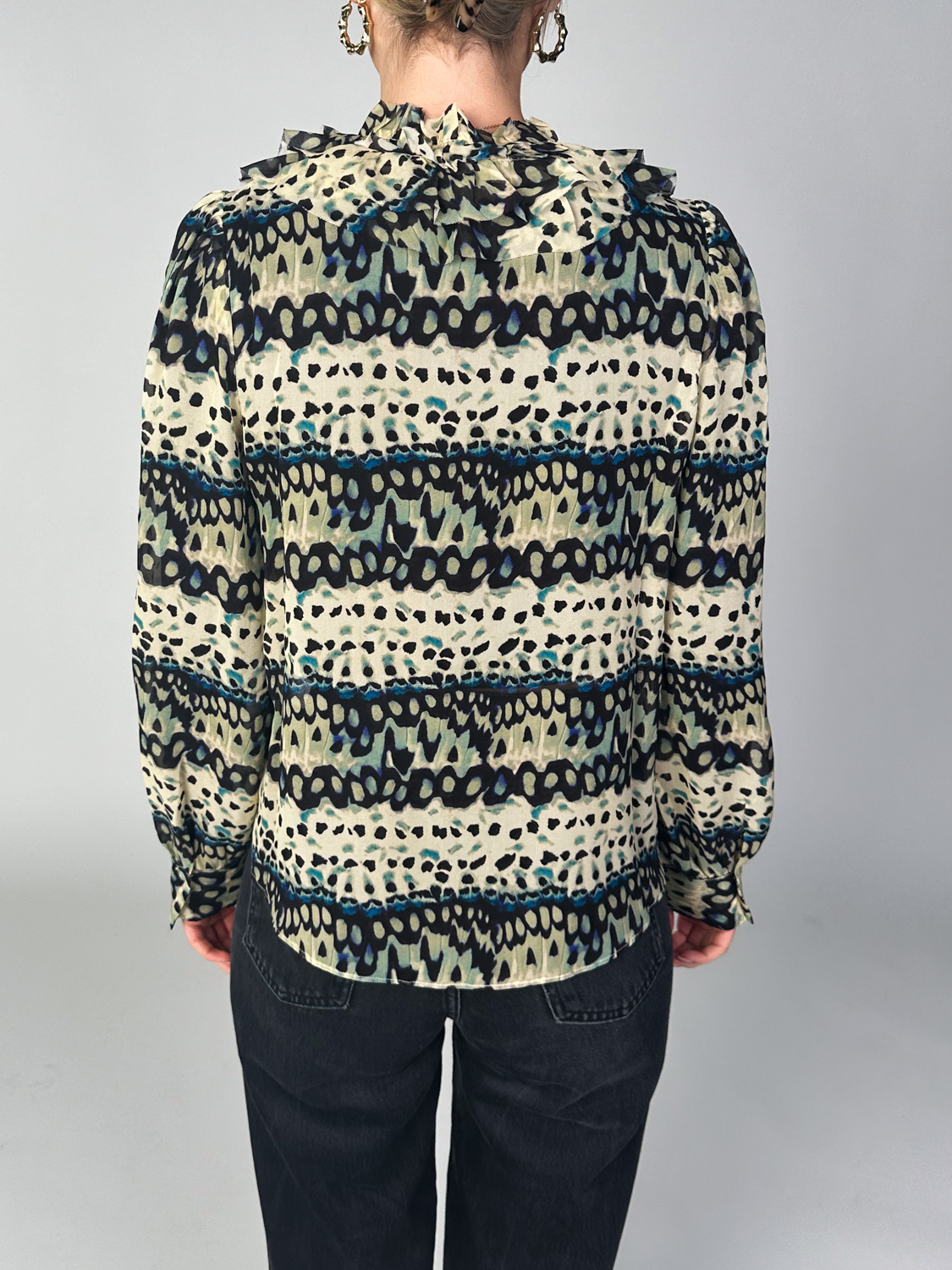 Ulla Johnson Clio – blouse with a playful pattern 36 mehrfarbig Ulla Johnson Clio – blouse with a playful pattern 36 mehrfarbig