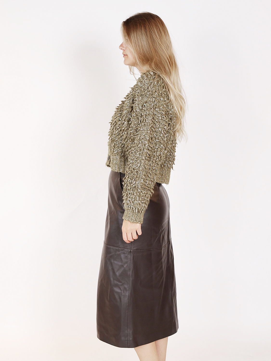 Sly010 Vanja - Leather Skirt 36 brown