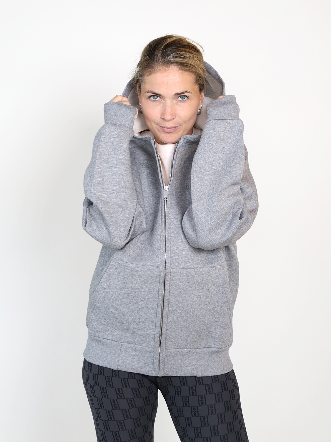 Autry Neopren Sweatshirtjacke  grau M
