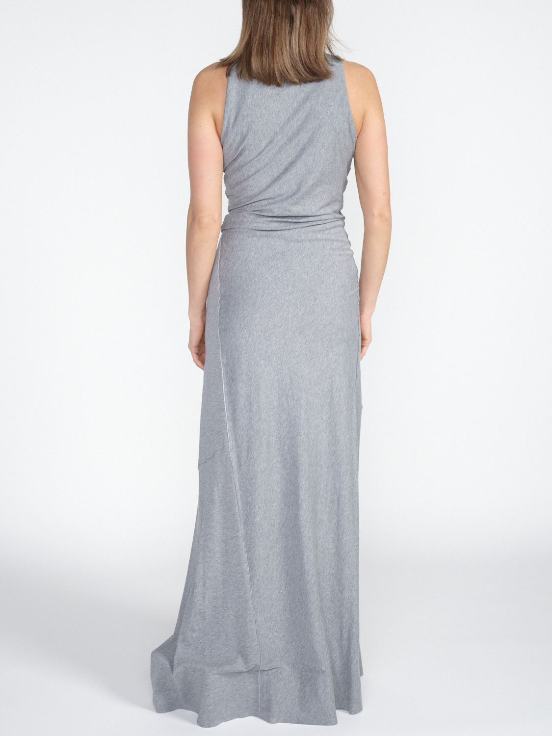 Victoria Beckham Maxikleid mit Ringarm  gris 36